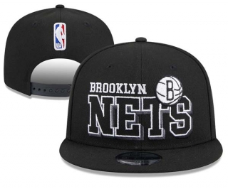 NBA Brooklyn Nets New Era Black Gameday 9FIFTY Snapback Hat 3036