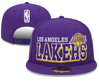NBA Los Angeles Lakers New Era Purple Gameday 9FIFTY Snapback Hat 3106