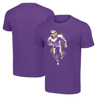 Men's NFL Minnesota Vikings Purple Starter Logo Graphic T-Shirt