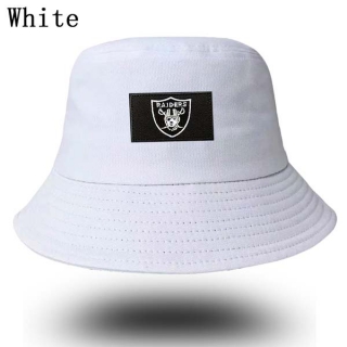 Unisex NFL Las Vegas Raiders New Era Buket Hat White 9006
