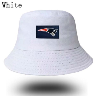 Unisex NFL New England Patriots New Era Buket Hat White 9006