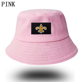 Unisex NFL New Orleans Saints New Era Buket Hat Pink 9004