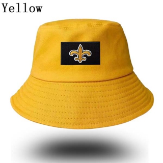 Unisex NFL New Orleans Saints New Era Buket Hat Yellow 9007