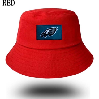 Unisex NFL Philadelphia Eagles New Era Buket Hat Red 9005