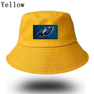 Unisex NFL Philadelphia Eagles New Era Buket Hat Yellow 9007