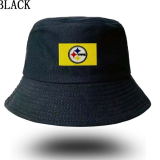 Unisex NFL Pittsburgh Steelers New Era Buket Hat Black 9002
