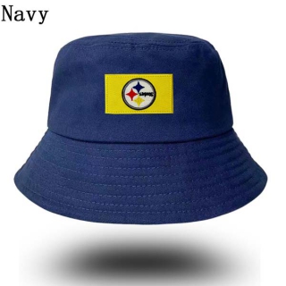 Unisex NFL Pittsburgh Steelers New Era Buket Hat Navy 9003