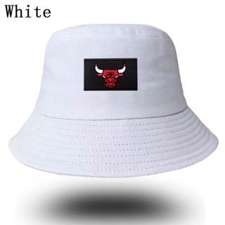 Unisex NBA Chicago Bulls New Era Buket Hat White 9011