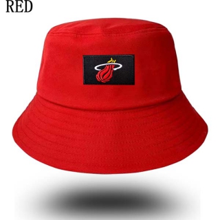 Unisex NBA Miami Heat New Era Buket Hat Red 9005