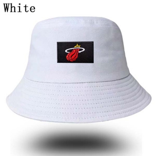 Unisex NBA Miami Heat New Era Buket Hat White 9006