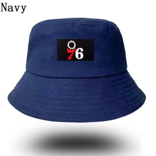 Unisex NBA Philadelphia 76ers New Era Buket Hat Navy 9003