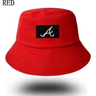 Unisex MLB Atlanta Braves New Era Buket Hat Red 9005