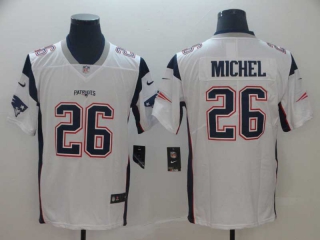 Men's New England Patriots #26 Sony Michel White Stitched NFL Vapor Untouchable Limited Jersey