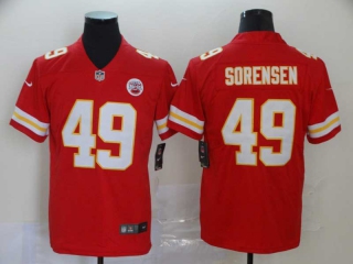 Men's Kansas City Chiefs #49 Daniel Sorensen Red Vapor Untouchable Limited Nike Stitched Jersey