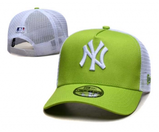 MLB New York Yankees New Era Light Green White Trucket Mesh 9FORTY Adjustable Hat 2249