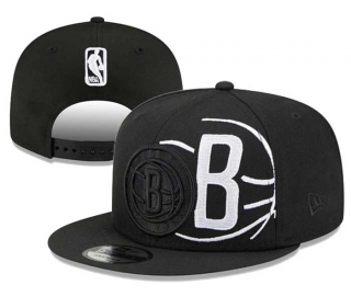NBA Brooklyn Nets New Era Elements Black White 9FIFTY Snapback Hat 2020